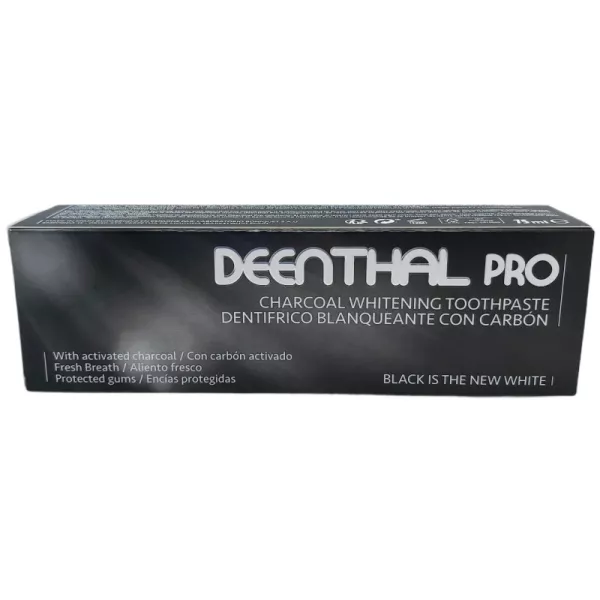 Deenthal Pro Whitening Zahnpasta mit Aktivkohle