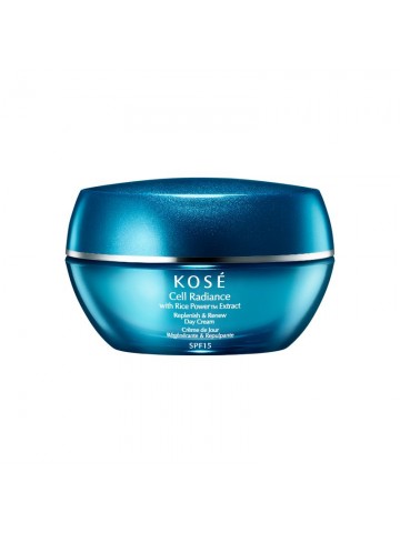 Kose  Cell Radiance  With Rice Powertm Extract  Replenish & Renew  Day Cream
