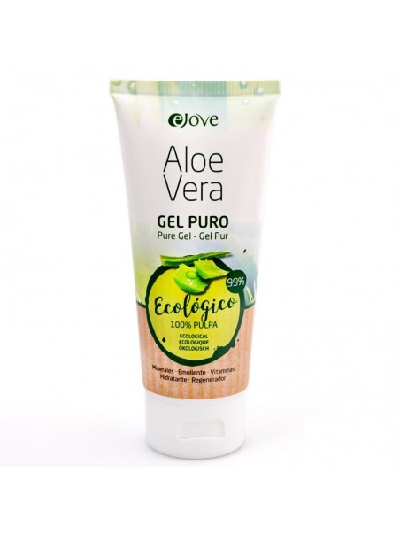 Ejove Aloe Vera Gel biologico puro contiene 99% di Aloe Vera