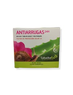 Tabaibaloe Anti-Aging 24h Aloe Vera + Bava di Lumaca + Rosa Canina SPF15