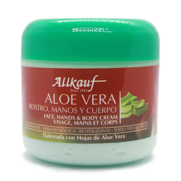 Allkauf Aloe Vera Rassodante e Rivitalizzante Viso, Mani e Corpo