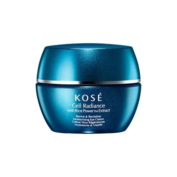 Kose Cell Radiance com extrato de arroz Power Revive & Revitalize Creme de Olhos Hidratante